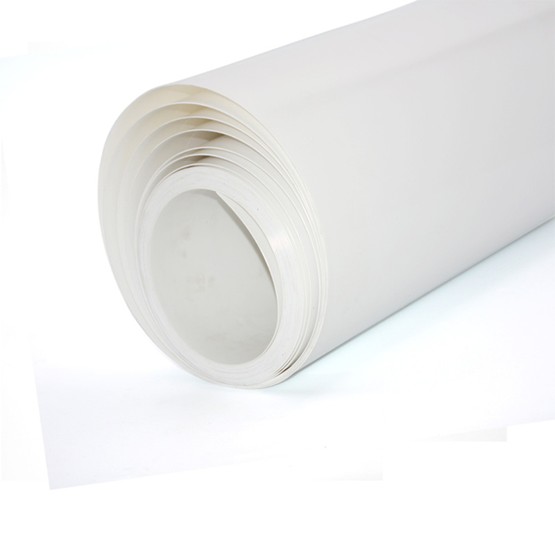 0, 7 mm paksua valkoista matt tyhjiö, paina thermoforming muovia pp: n taseen sisään -