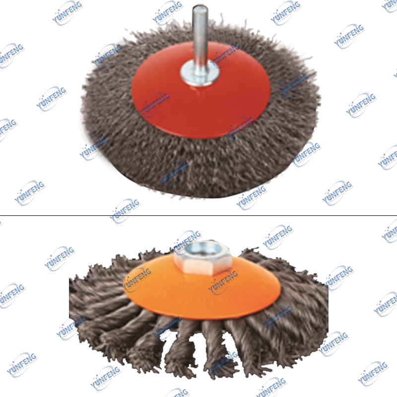 Valmistaja Custom Rust Removal Cup Wire Brush Twist tyyli poistaa ruoste ja maali