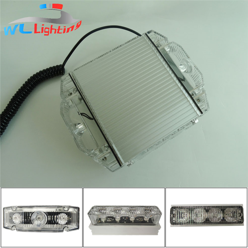 LED mini suuritehoinen varoitusvalopalkki 12V 24V hätäpinta-asennusvalo ambulanssille / poliisille / kuorma-autoille