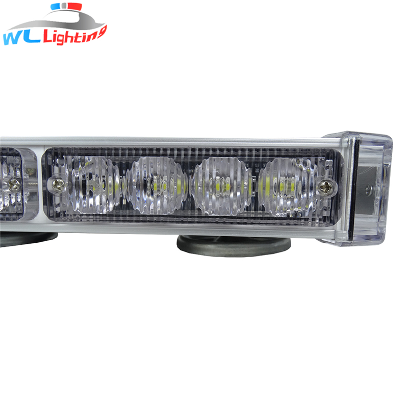 12 '' Amber Warning Mini Strobe Light Bar Hätä 12v 24v Super Slim Police Lightbar