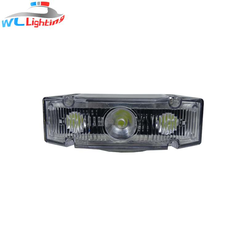 12 '' Amber Warning Mini Strobe Light Bar Hätä 12v 24v Super Slim Police Lightbar