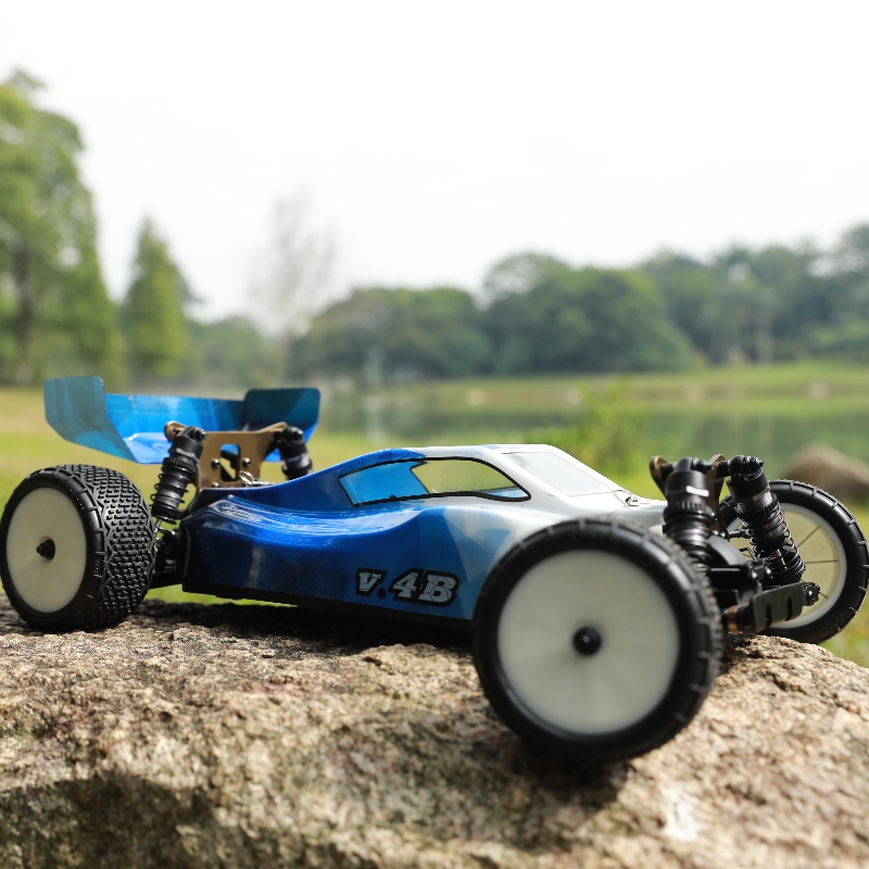 Vkarracing 1/10 Electric 4WD Buggy harjaton maastoauto RC-auto metallisella alustalla