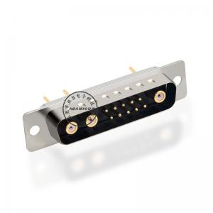 180 asteen juotteen tyyppi 13W3 koaksiaalinen d sub urosliitin