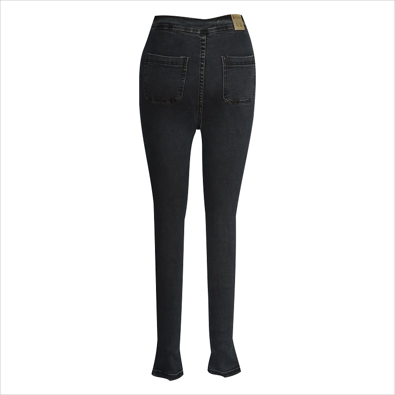 mukava sopiva harmaa villava jean WS1005