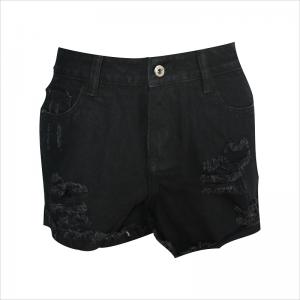 musta denim rip short WS1434