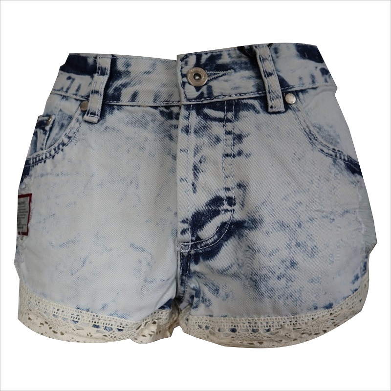 muoti naiset pitsi hem jean lyhyt WS1014