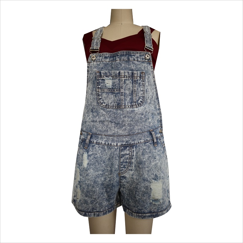 muovi happo pesu rip dungaree WS1015