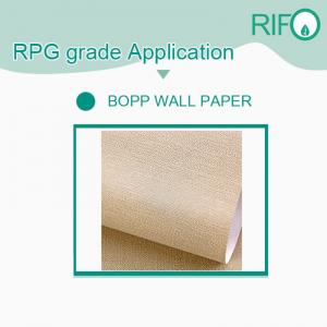 Vahva repäisykestävä valkoinen PP-synteettinen paperi käsin vedettävälle laukulle