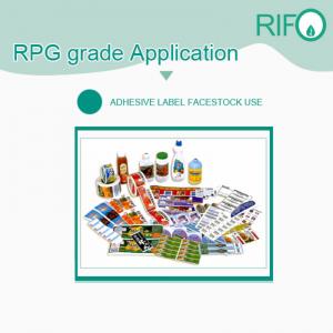 Vedenpitävät tarrat merkitsevät synteettistä valkoista BOPP-materiaalia MSDS RoHS -standardilla