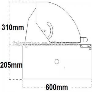 Tukku pöydän kaasugrillipää Ruostumaton teräs kaasugrilli sisäänrakennettu