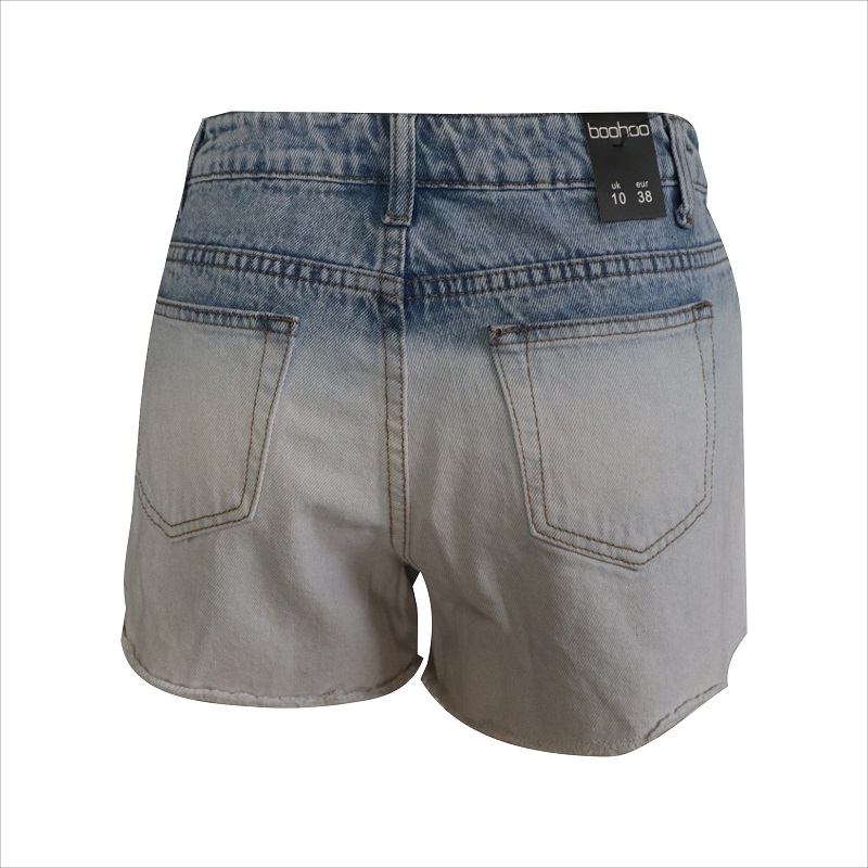 muoti dipdye jean rip lyhyt WS101123