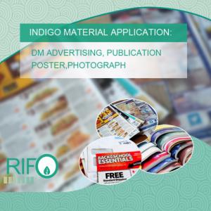 Kuuma myy PP-synteettistä paperia Indigolle, Indigo-synteettistä paperia