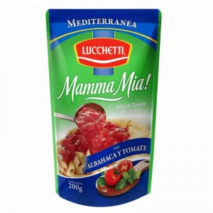 pyöreäpohjainen yhden web-seisontapussi, jossa on kahvin teetä, lemmikkieläinten ruokaa ja siementen pakkaamista