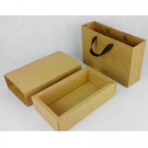 kraft-kortin paperilaatikot ja pussit