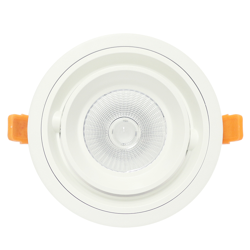 Pyöreä ja neliön muotoinen LED-katto- lamppu COB 20W 30W upotettu alasvalonheitinvalaisin