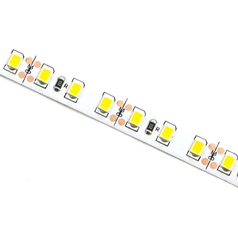 Korkealaatuinen DC12V ei-vedenpitävä IP20 Smd 2835 120LED / M 1200lumen sisäinen LED-nauhavalaisin