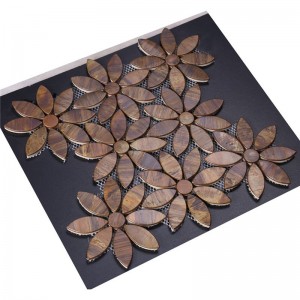 Retro Art Kitchen Wall Flower Mosaic laatta