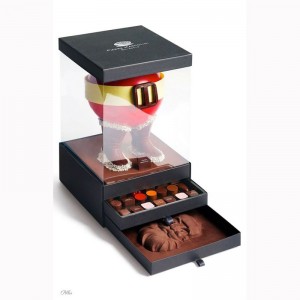 Mukautettu PVC-ikkuna käsintehty lahjapakkaus