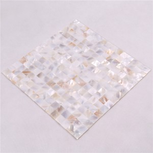 Natural 20 * 20 valkoinen raaka-aine Lowes-suihku-WC-laatta