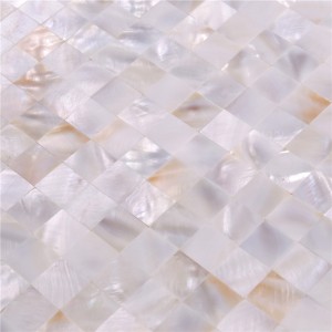 Natural 20 * 20 valkoinen raaka-aine Lowes-suihku-WC-laatta