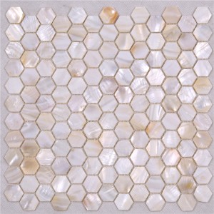 BK18 Kiina valmistus Luonnollinen violetti äiti helmi Seashell Backsplash mosaiikkilaatat