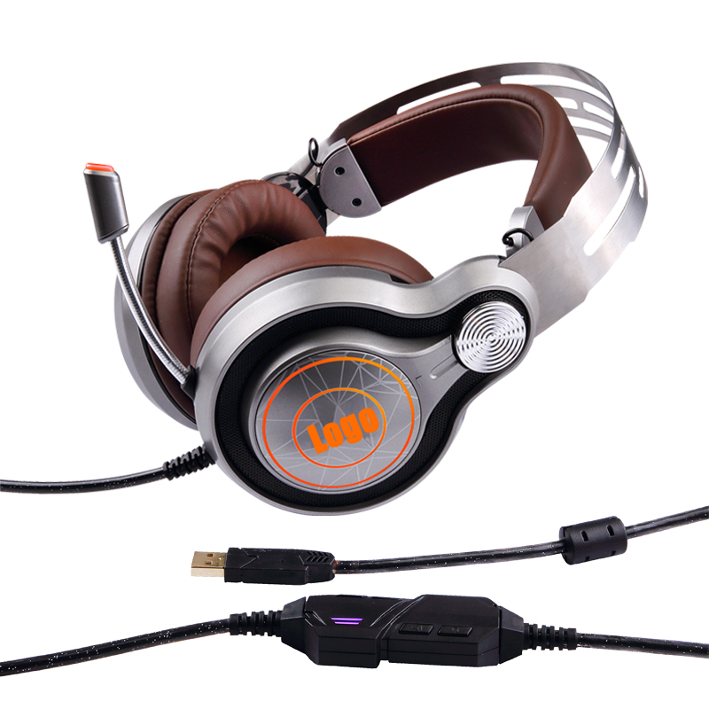 2018 uusi PRO USB 7.1 -päänauhuri korvaan, PC, kannettava tietokone, XBOX ONE, PS4