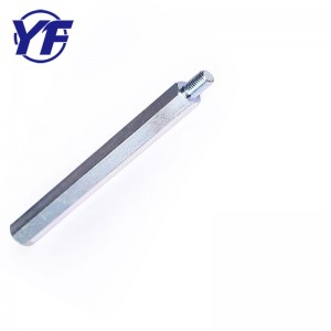 Mittatilaustyönä valmistettu ruostumatonta terästä oleva urospuolinen urospuolinen naispuolinen standoff hyvällä laadulla