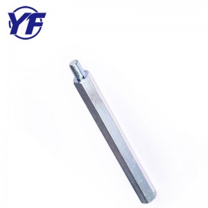 Mittatilaustyönä valmistettu ruostumatonta terästä oleva urospuolinen urospuolinen naispuolinen standoff hyvällä laadulla