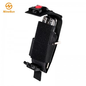 Pieni musta nailon-taitettava veitsisuoja - NS-KF-180014