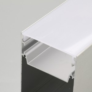 Alumiininen LED-valonauhakotelon kiinnityskanavan diffuusori