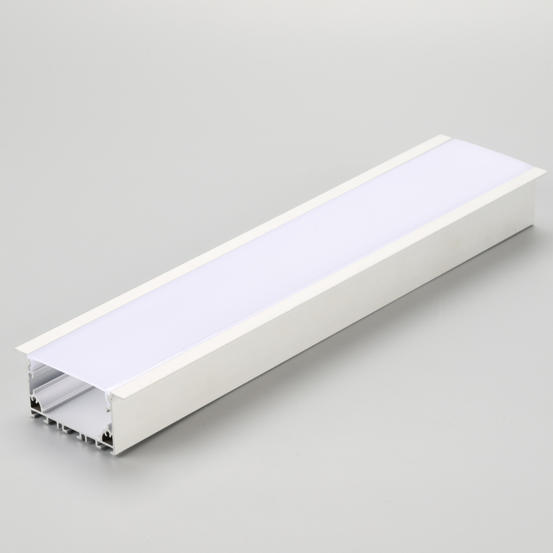 Alhaisen profiilin upotettu valaistus 12v: n LED-valokanavalle 55 * 32mm