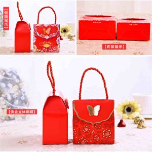 Mukautettu ylellinen paperi-lahjapussi