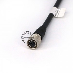 kameran linkki 12-napainen pyöreä teollinen kamerakaapeli