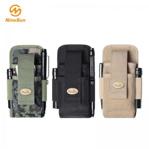 Keskikokoinen kolmivärinen nylon-taitekotelo -NS-KF-180010