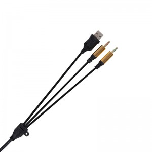 Kuulokkeiden pelaaminen 7.1 surround-ääni äänenvoimakkuuden säätimellä