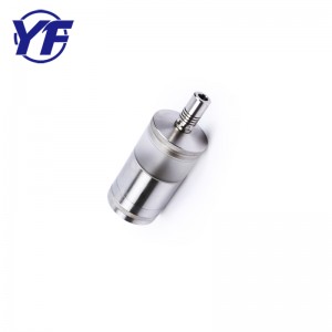 Custom CNC ruostumattomasta teräksestä valmistetut elektroniset savukkeiden liitokset tupakointia varten Kiinassa