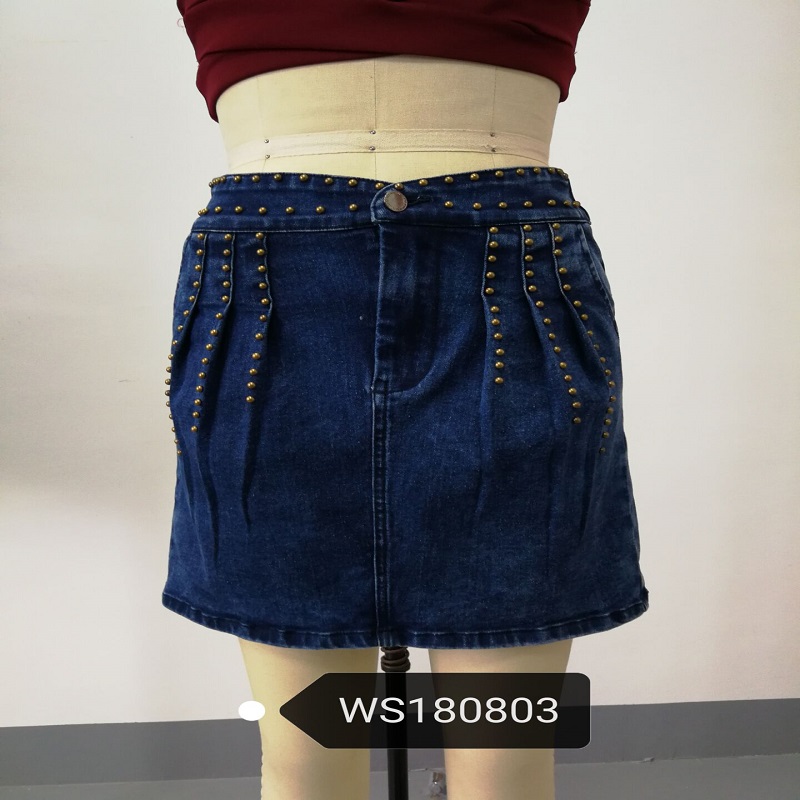 naisten stud-denim-hameet WS324