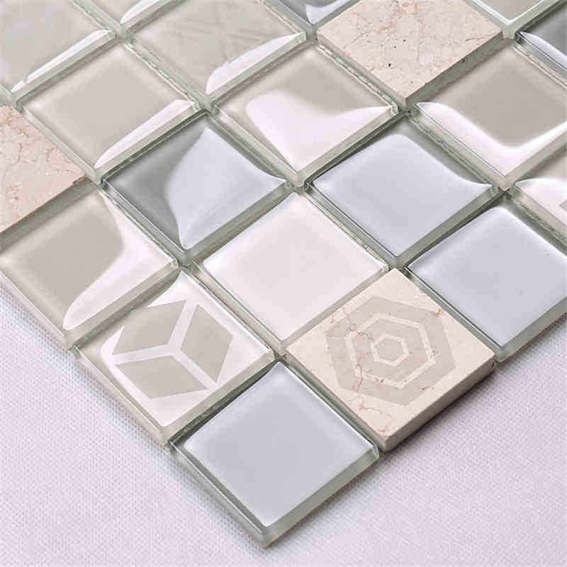 Uusi muotoilu kuvio Crystal Glass Mix marmori Mosaic Tile kulta mosaiikki laatta kulta laatta musta kulta laatta calacatta kulta posliini laatta Keittiö Backsplash