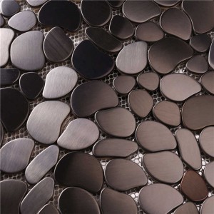 Matt 304Stainless Steel epäsäännöllinen mosaiikkiseinälevy