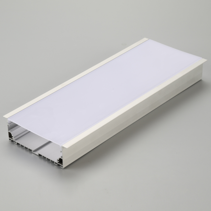 Anodisoitu hopea alumiininen LED-lineaarinen nauhavalo