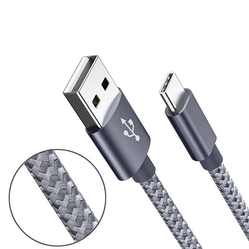 KPS-6101CB nylon-USB-kaapeli