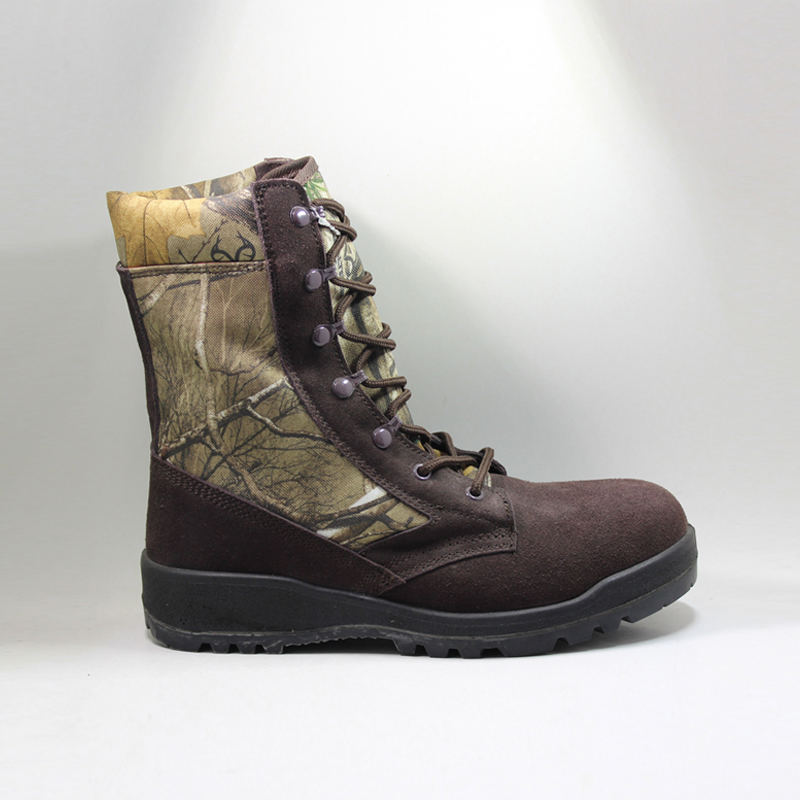 Camo Suede Nahka Ylä Vedenpitävä Miesten metsästys saappaat