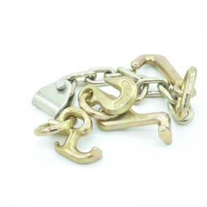 G70 Taotut R-koukut hitsatulla linkillä Golden Plated