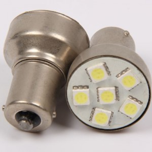 auton kääntövalot 6smd 5050 merkkivalo s25 1156 p21w