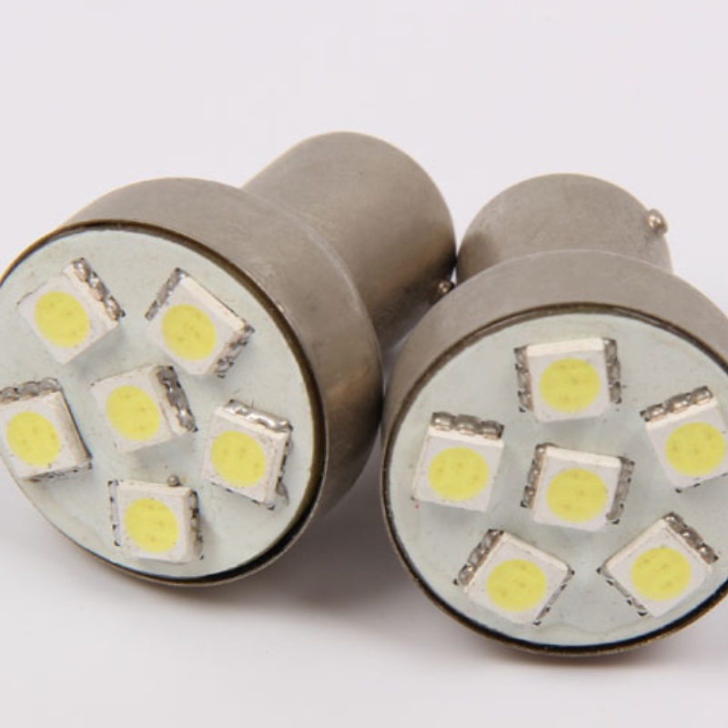 auton kääntövalot 6smd 5050 merkkivalo s25 1156 p21w
