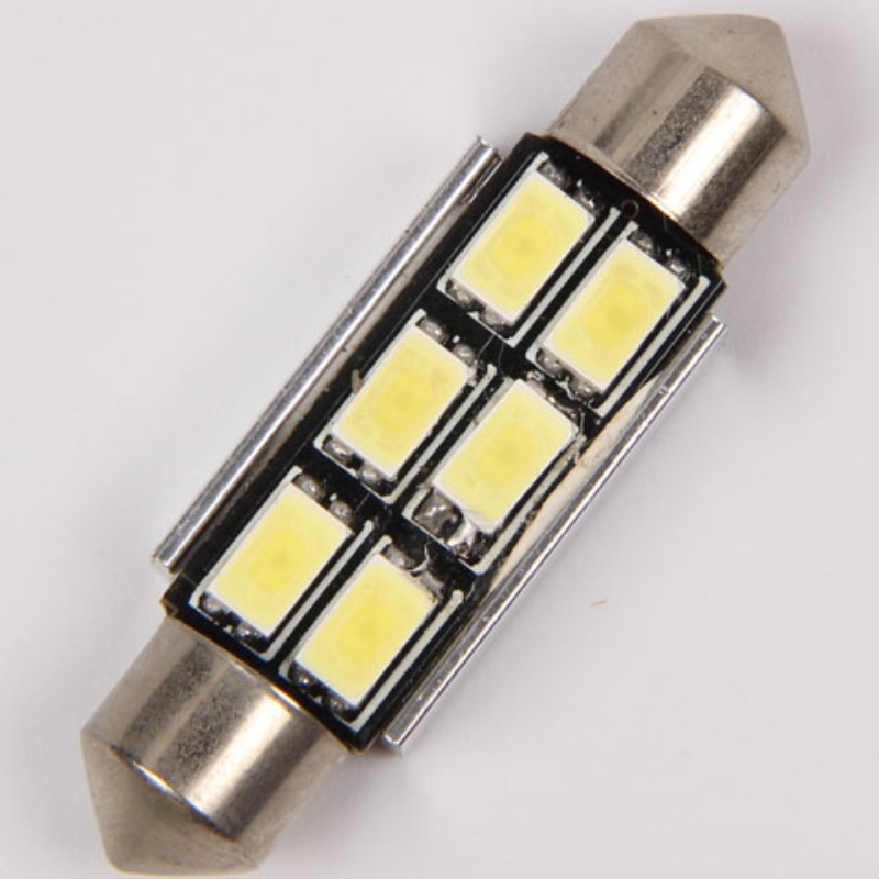 canbus virheetön 5630 6smd 36mm 39mm 42mm c5w johti festoon lamput