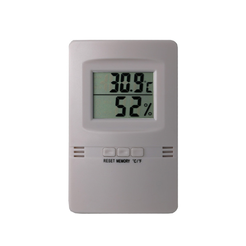 Erittäin ohut ja yksi LCD-digitaalinen lämpömittari u0026 kosteusmittari + -1C + -5% RH Hygrothermograph