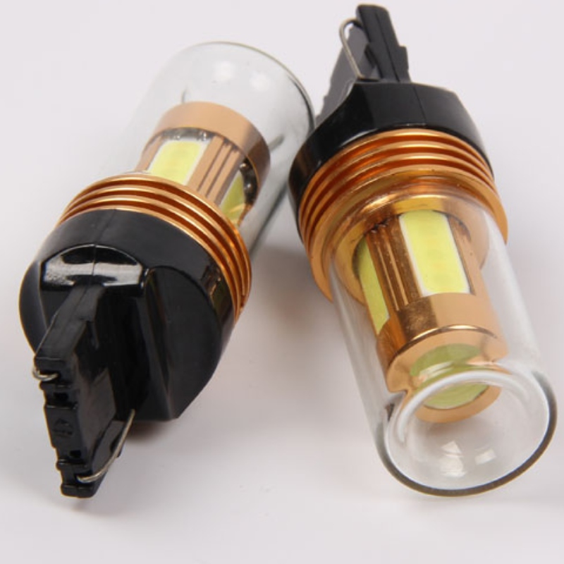 uusi muotoilu auton käännöksen valot 7.5w cob kansi auton varmuuskopiointi ja kääntösignaali w21w t20 7440 led-valo