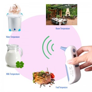 Kliininen otsa ja korvan vauvan infrapunasäteilyn lämpötilamittari