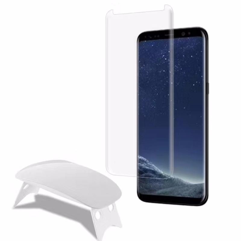 Samsung S9 karkaistu kalvo UV-liimapinta karkaistu kalvo UV-nestemäinen liima
